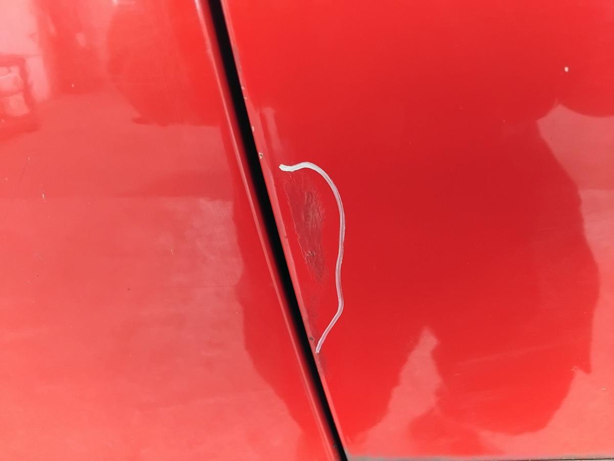 Seat Ibiza III 6L Tür vorn rechts Beifahrertür 3-türig flashrot LP3G BJ2002