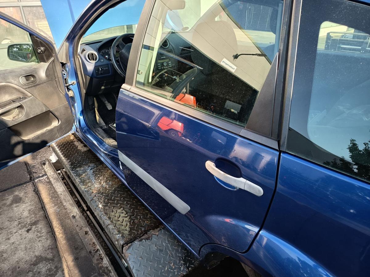 Ford Fiesta VI JH1 original T&uuml;r hinten links Fond C-Burmablau Bj 2007