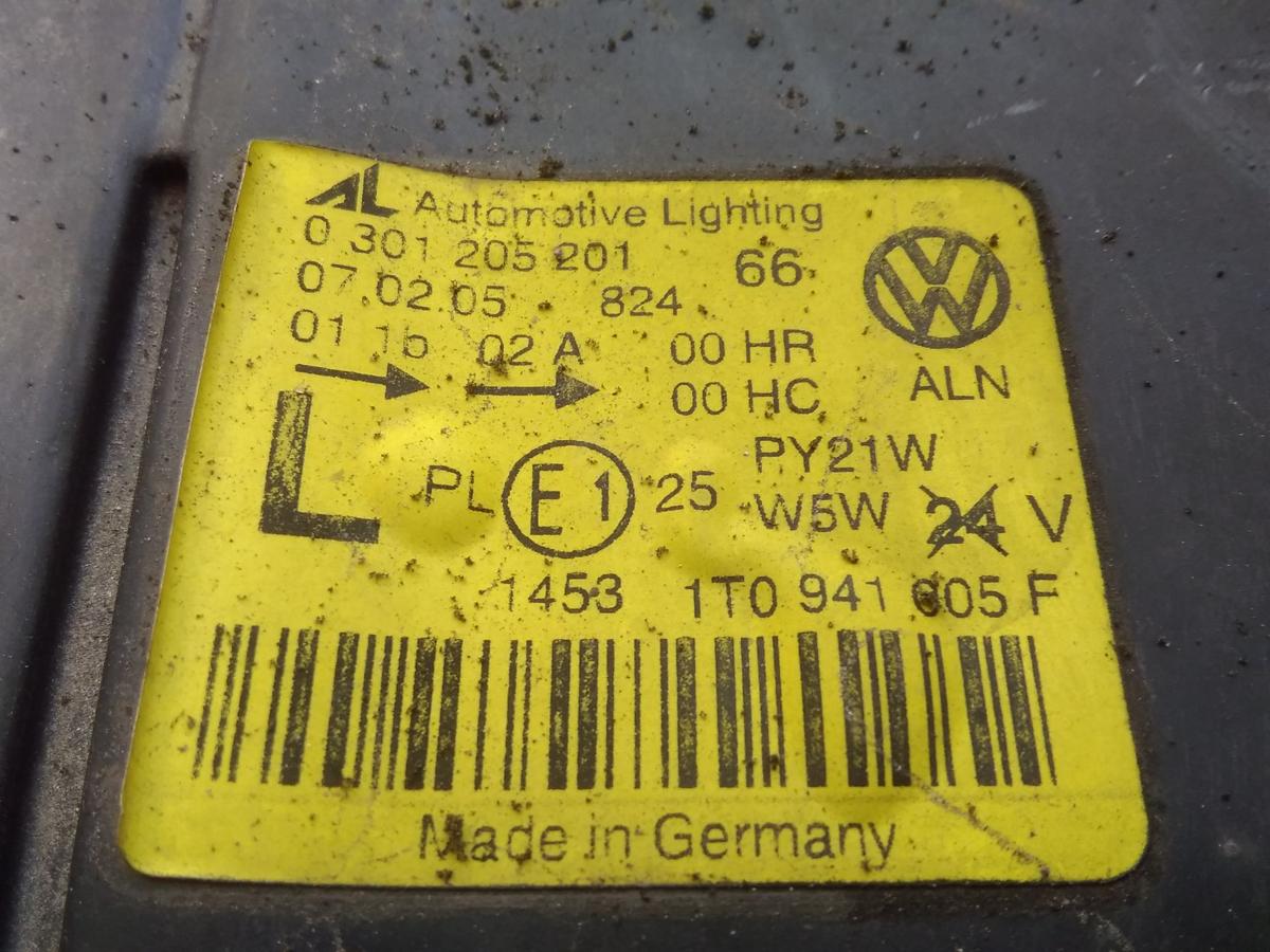 VW Touran 1T original Scheinwerfer vorn links Halogen mit LWR 1T0941005F BJ2005