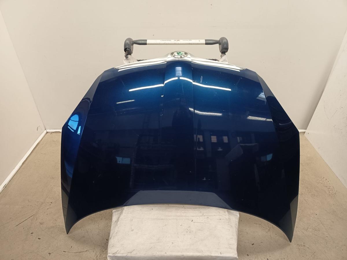 Skoda Fabia II 5J originale Motorhaube Deckel vorn LF5Q-Stormblau Bj 2009
