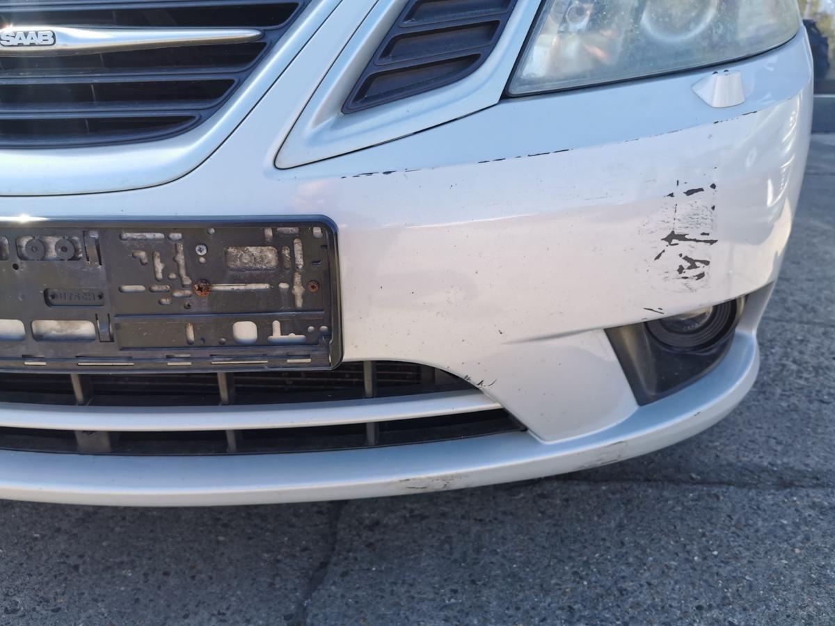 Saab 9-3 YS3 Stossfänger Stossstange Bumper vorn NSW SRA 309 Kristallsilber met