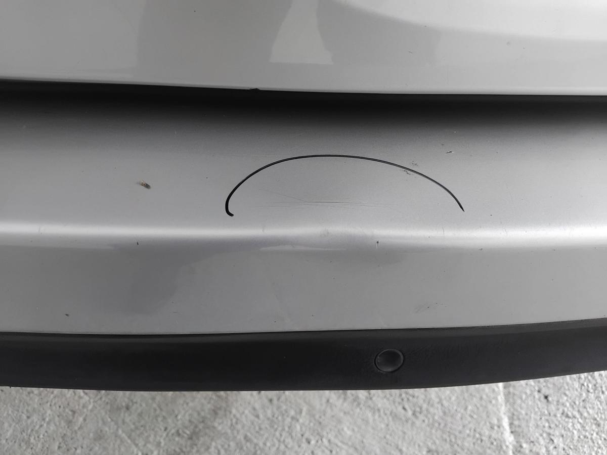 Renault Laguna 3 Kombi original Stoßstange Stossfänger hinten PDC BJ2009 TED69 Gris Platine Metallic