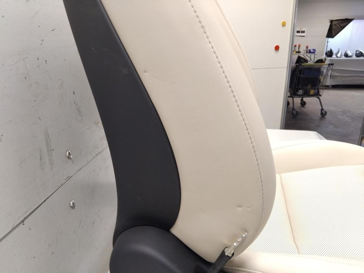 Tesla Model S Facelift Sitz vorn rechts Beifahrersitz elektr. Leder cream 2023