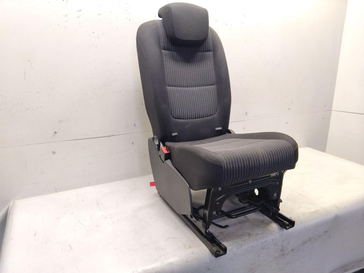 Seat Alhambra 7N R&uuml;cksitz Einzelsitz mitte Stoff titanschwarz Bj.2015 2.Reihe