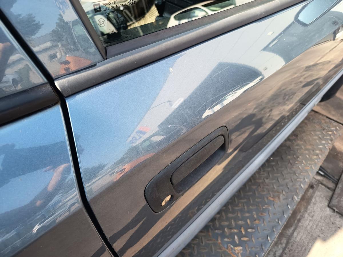 Opel Astra G 3t&uuml;rer original T&uuml;r rechts Beifahrer Z293 Premiumblau Bj 1999