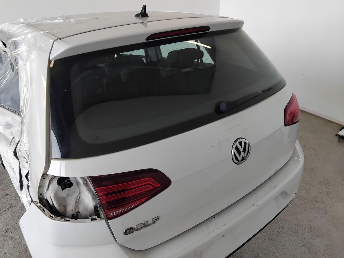 VW Golf 7 Facelift Heckklappe LC9A pure white mit Heckscheibe Flie&szlig;heck BJ2019