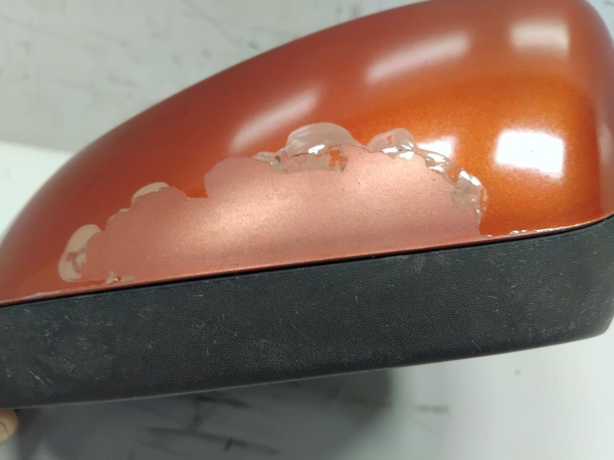 Renault Modus original Au&szlig;enspiegel links feuerrotmetallic TE876 Bj.2005 elektrisch