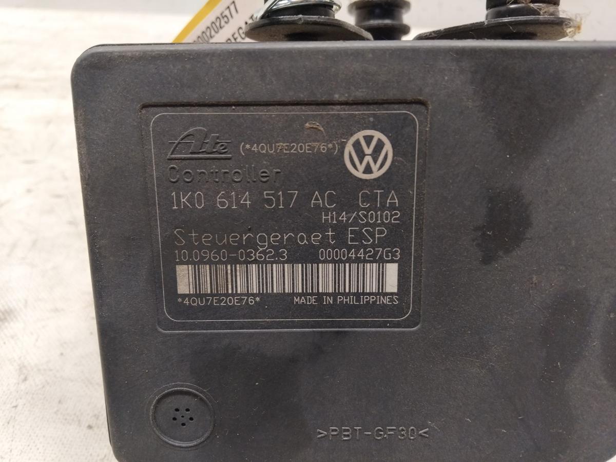 Audi A3 8P original ABS Block Hydroaggregat 1K0614517AC 1.6 75kw BSE BJ2007