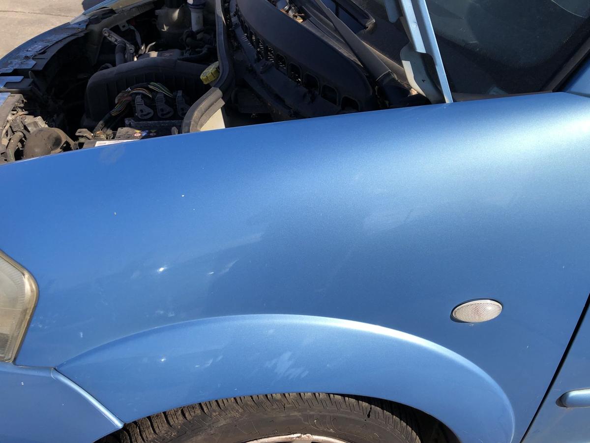 Citroen C3 Typ F Kotfl&uuml;gel vorn links Fahrerseite Fender KMY Lucia Blau Metallic
