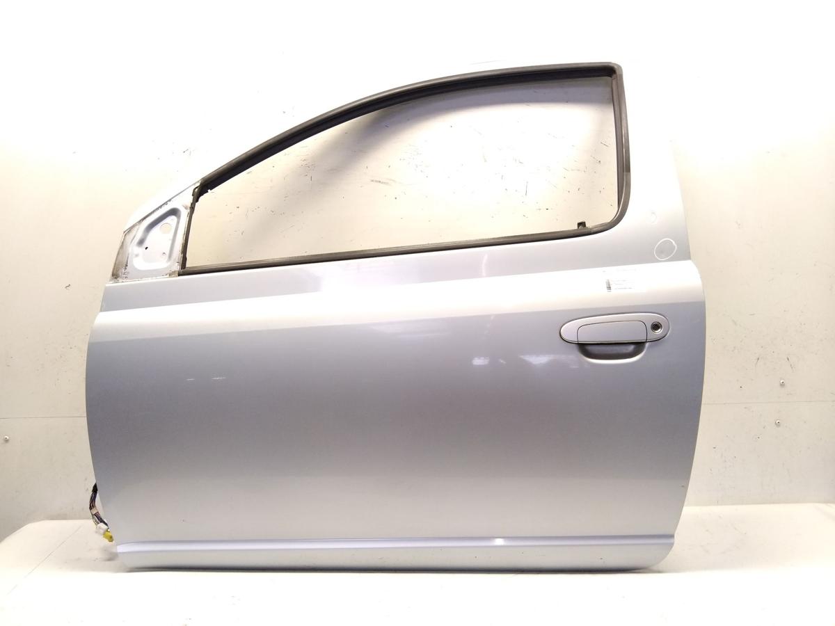 Toyota Yaris P1 T&uuml;r vorn links Fahrert&uuml;r 199 silvermetallic 3-t&uuml;rig BJ2002