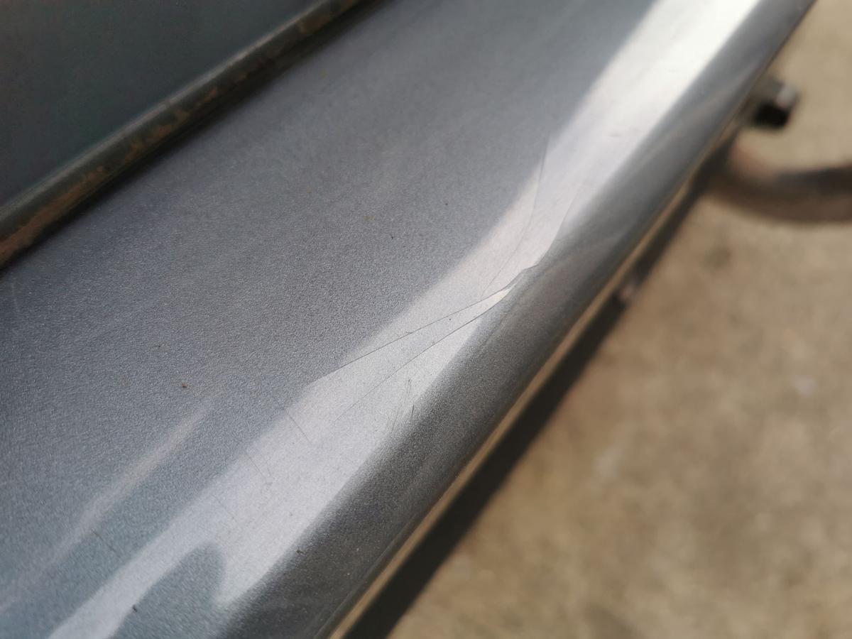 Opel Zafira B Stossfänger Stossstange Bumper hinten PDC Z155 Moonland grau TEXT