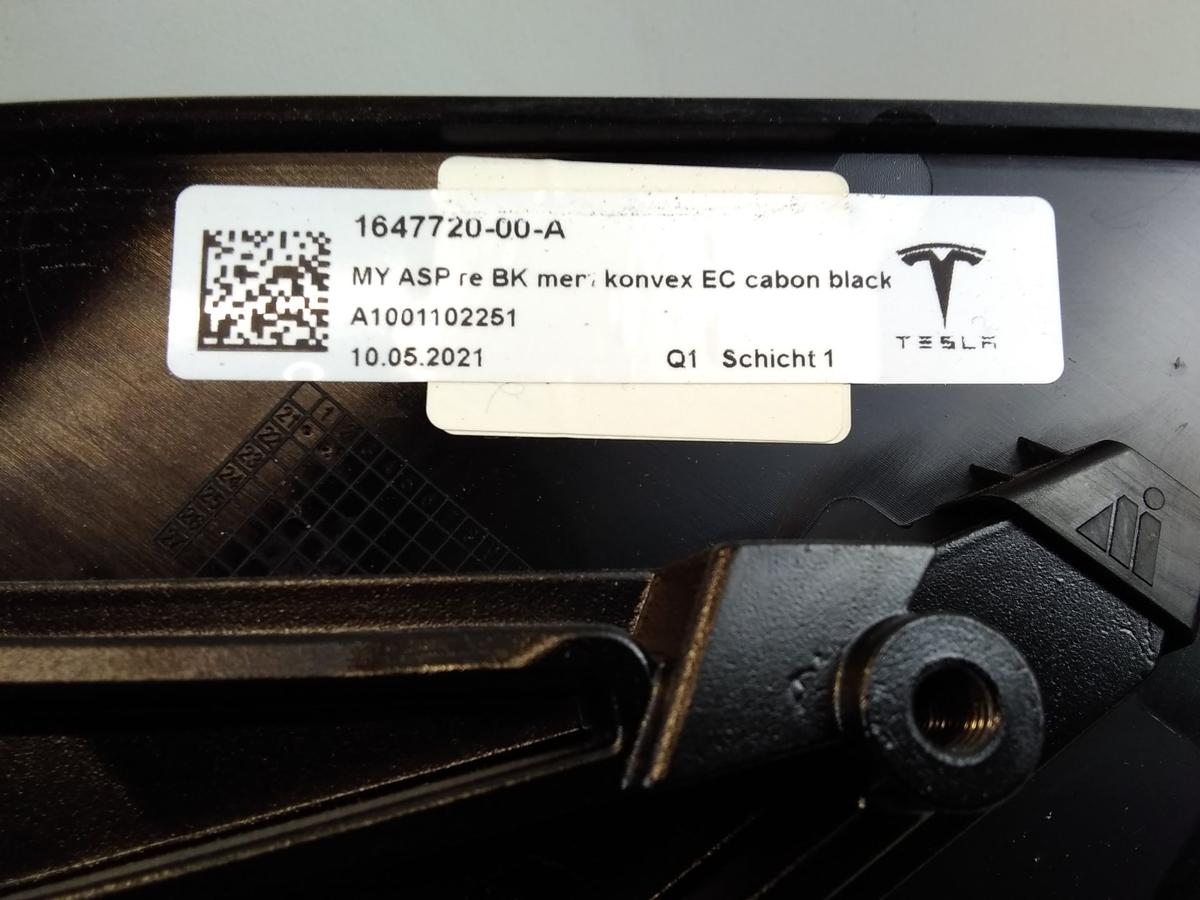 Tesla Model Y original Aussenspiegel rechts elektrisch anklappbar weiss BJ2022