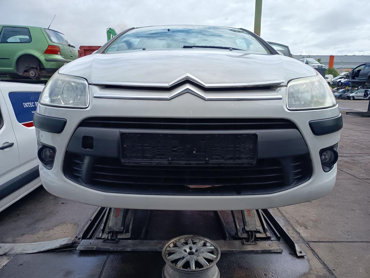 Citroen C4 original Stoßstange Fänger vorn/Front EWP Schneeweiß Bj 2008