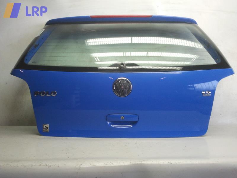 VW Polo 9N1 original Heckklappe mit Heckscheibe LA5F Summerblue BJ2002