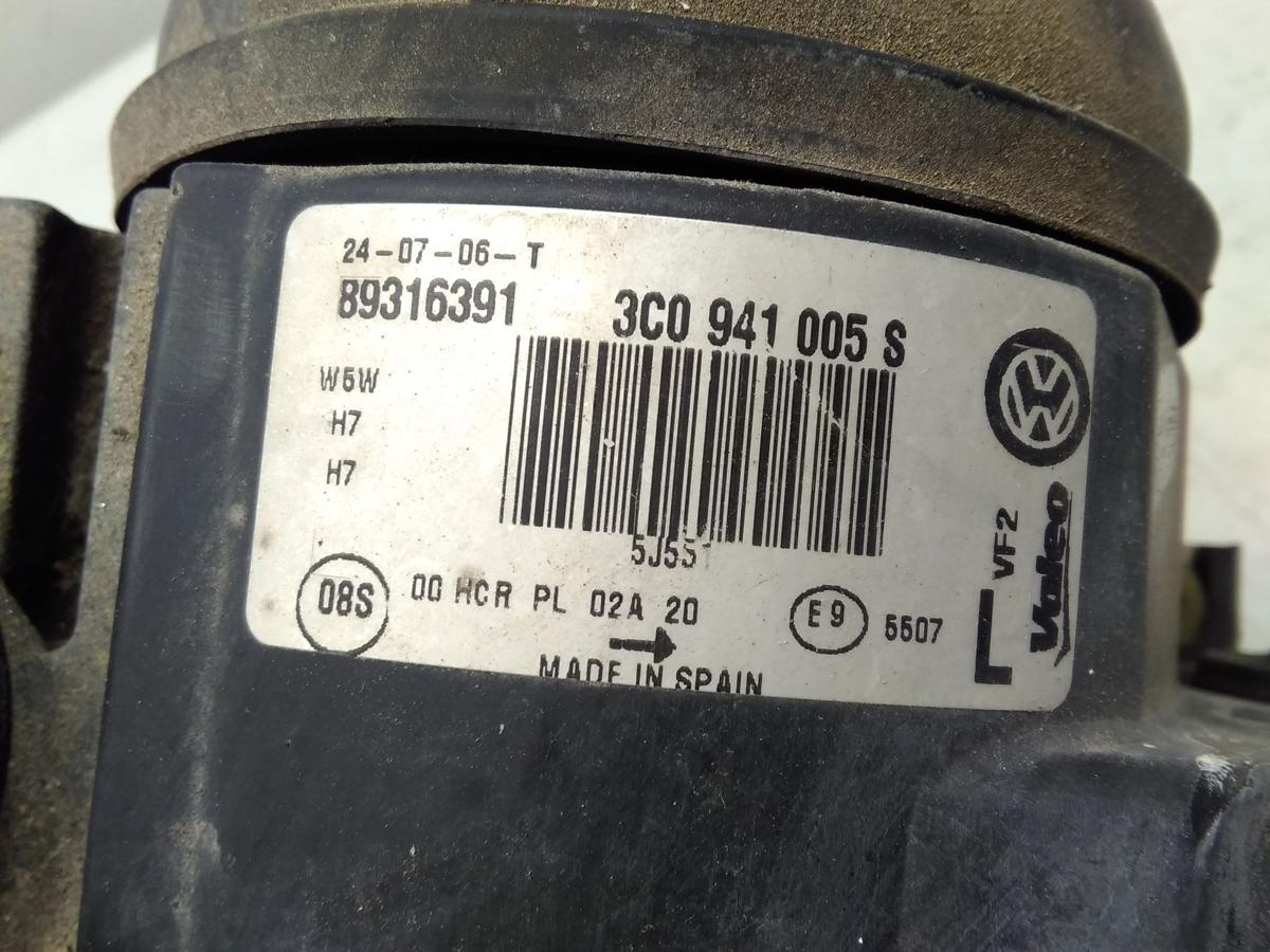 VW Passat 3C original Scheinwerfer links Valeo Halogen mit LWR BJ2006