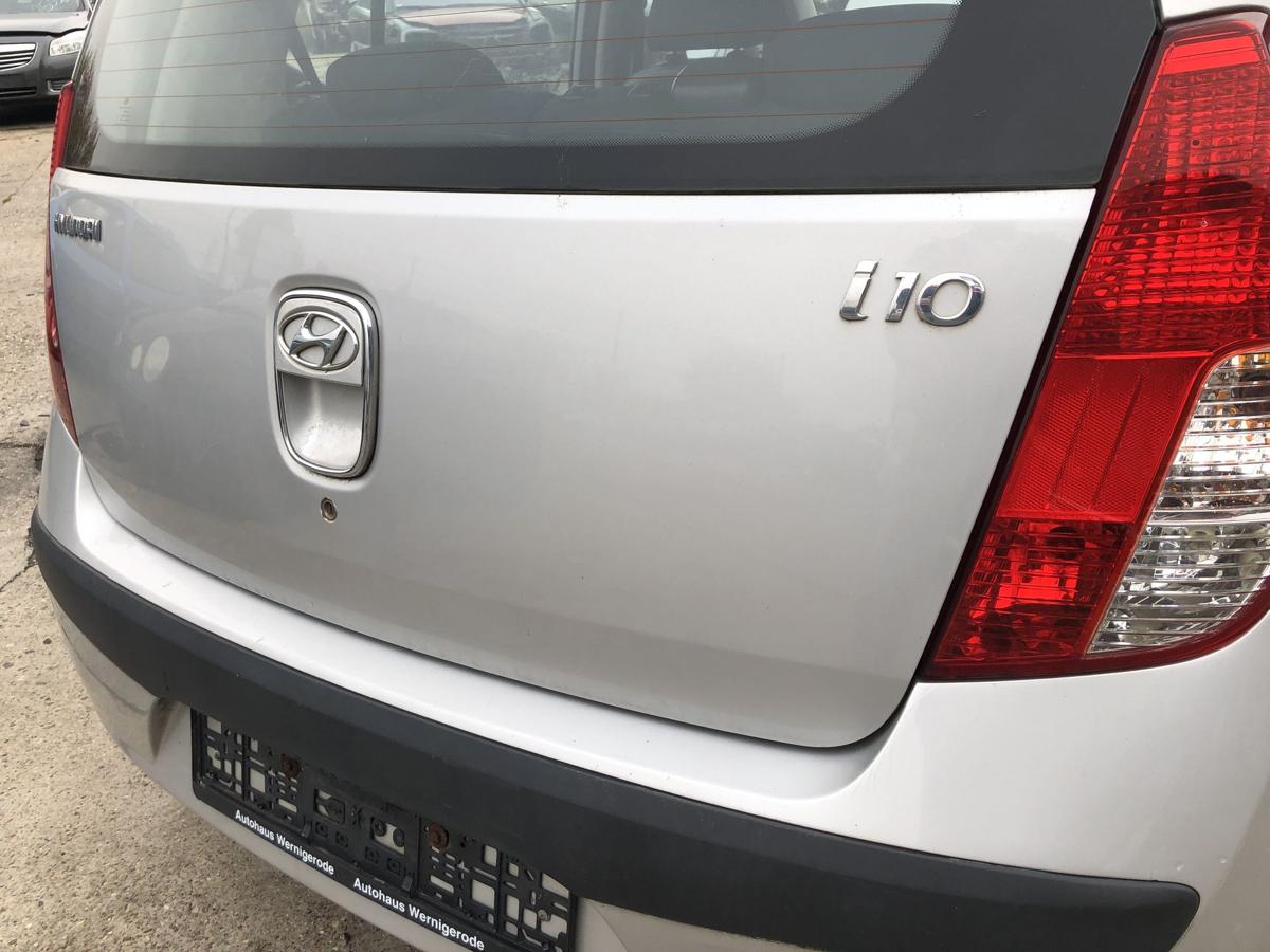 Hyundai i10 PA Heckklappe mit Scheibe Kofferklappe HD Sleek Silver Metallic