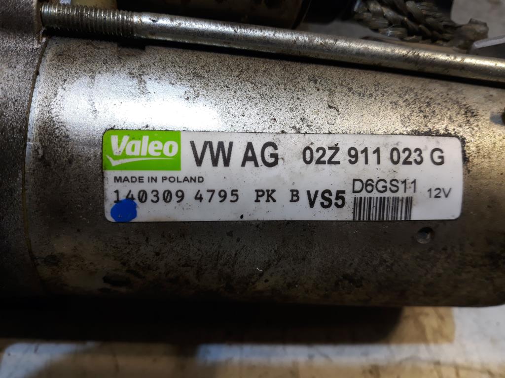 VW Golf 6 VI BJ 2009 Anlasser Starter 1.4TSI 90KW CAXA 02Z911023G Valeo