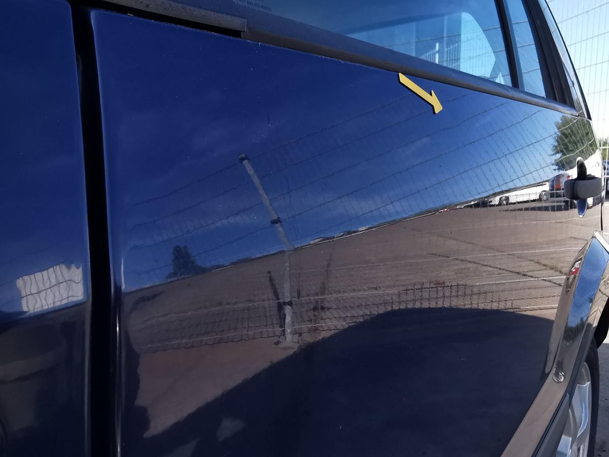 Ford Fusion JU2 Tür Autotür Rohbautür Fondtür hinten links Blazer Blau DELLE