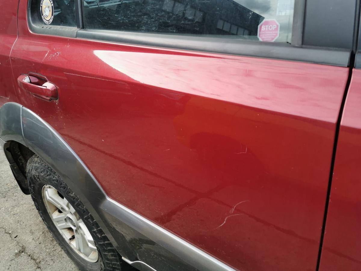 Kia Sorento JC Tür Autotür Rohbautür Fondtür hinten rechts R9 Ruby Red metallic