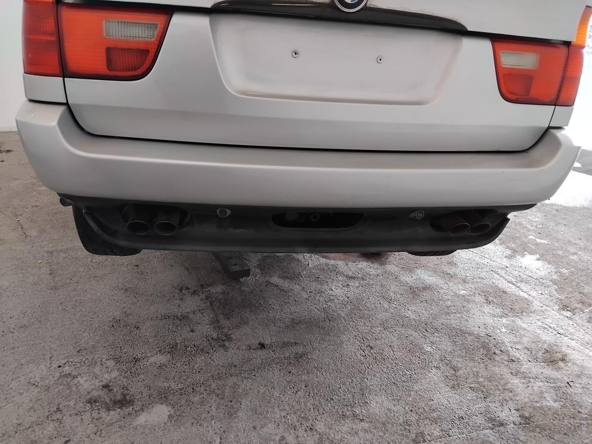 BMW X5 E53 orig Sto&szlig;f&auml;nger Sto&szlig;stange hinten f&uuml;r Gasauto BJ2000 PDC titansilber