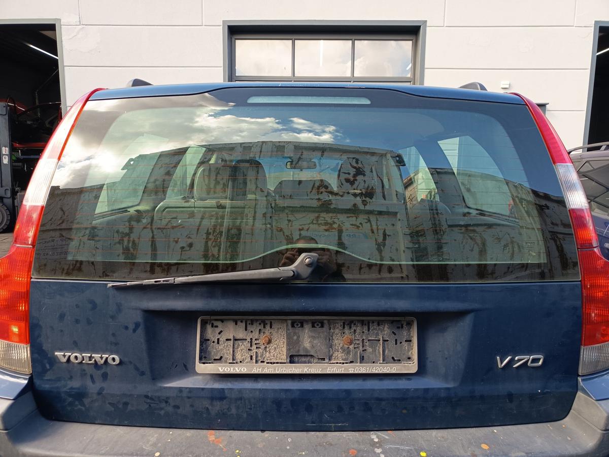 Volvo V70 Kombi original Heckklappe mit Scheibe dunkelblau dark blue solid Bj 02
