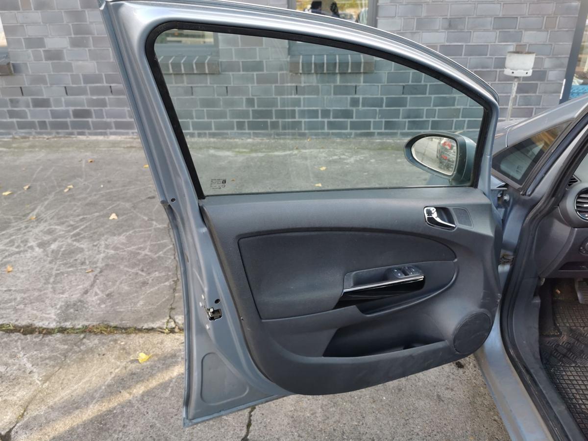 Opel Corsa D Fahrertür Tür Autotür Rohbautür vorn links 5trg Z163 Lichtsilber
