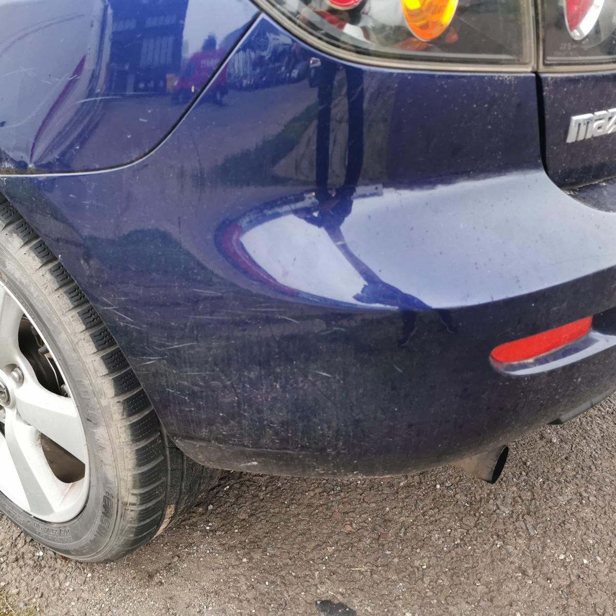 Mazda 3 BK Stossfänger Stossstange Bumper hinten 5 Türer Blau