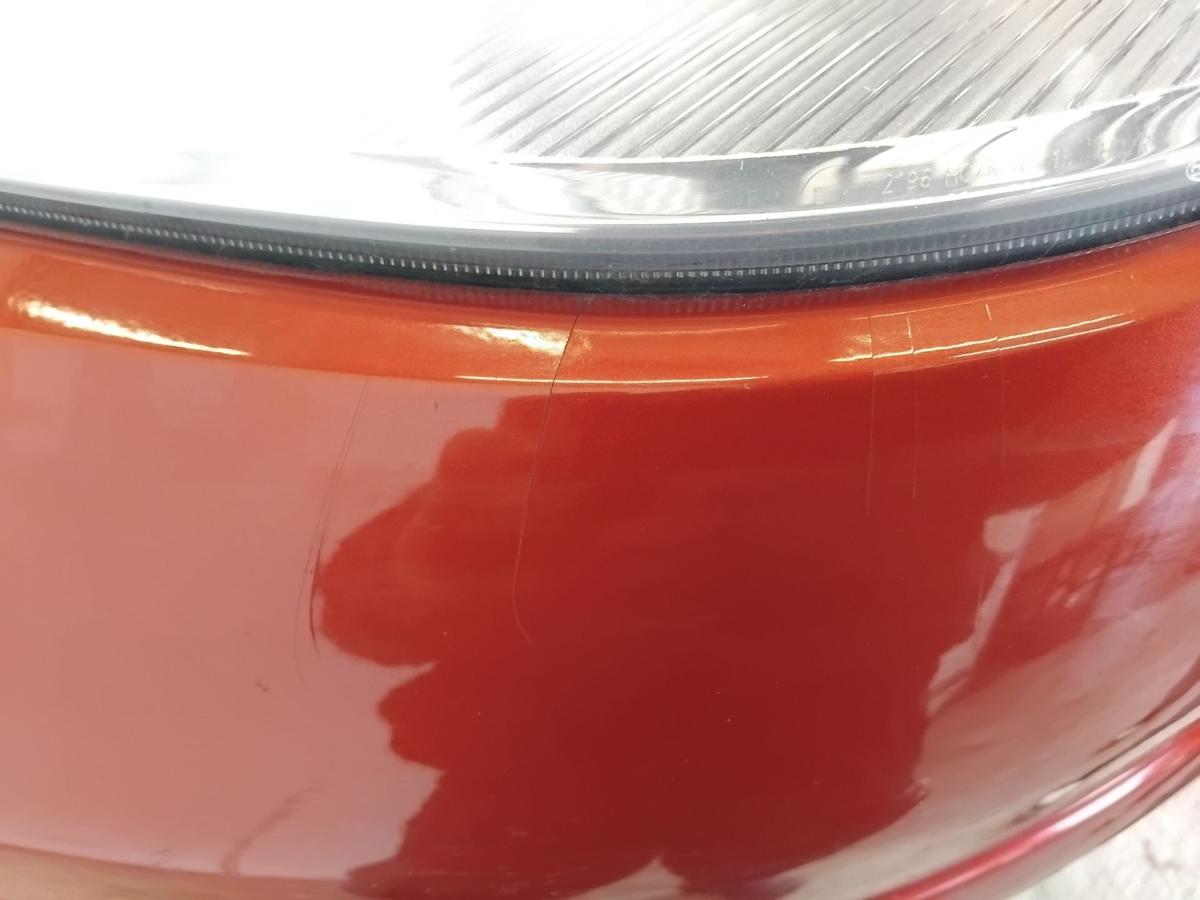 Nissan Tiida C11 original Sto&szlig;stange Sto&szlig;f&auml;nger vorn BJ2009 NAC New Red Metallic