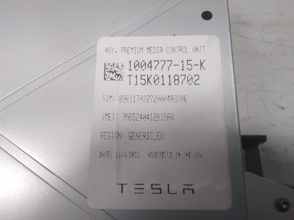 Tesla Model S P90D original Kombiinstrument Tacho Bildschirm Armaturenbrett