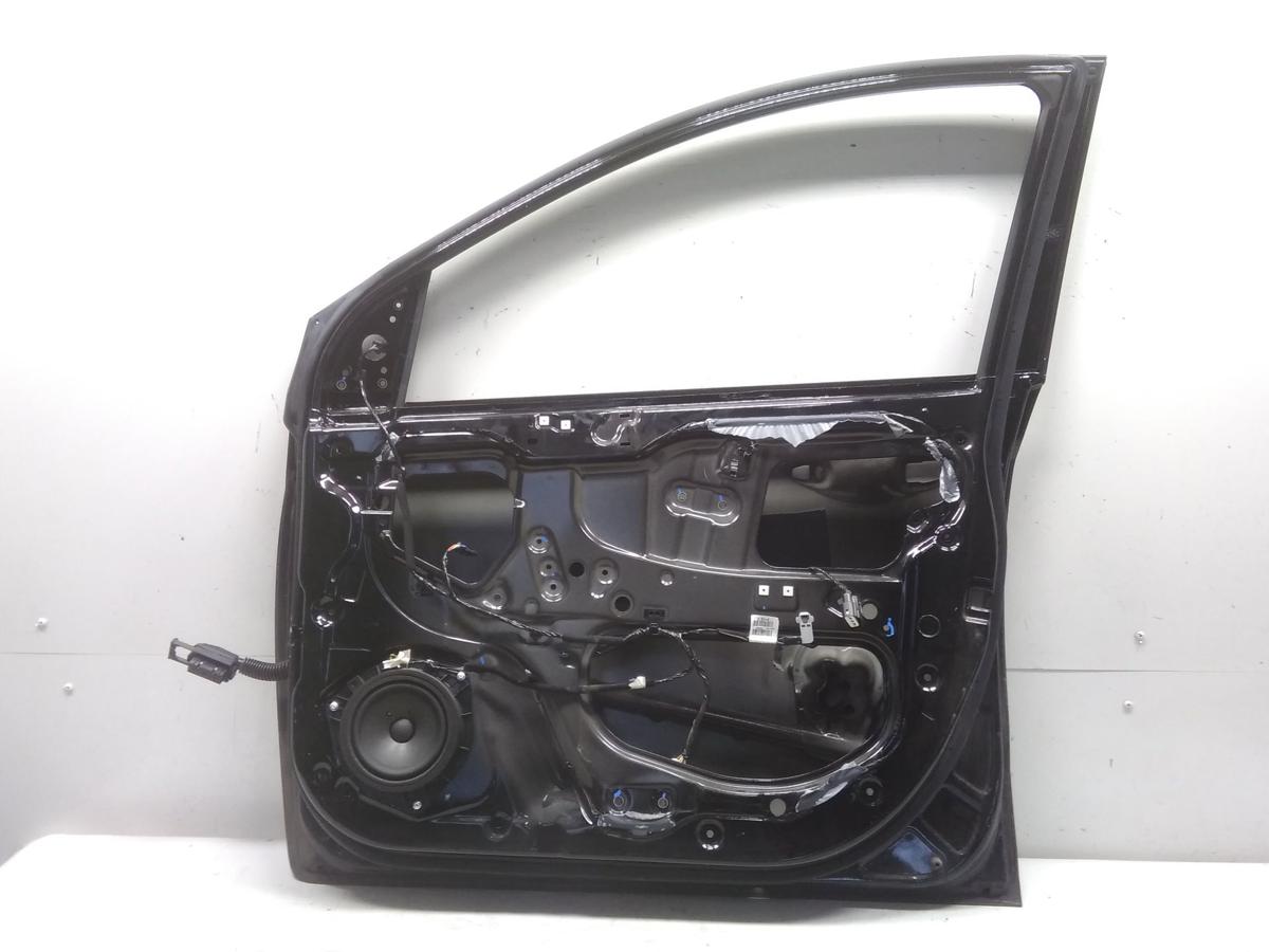 Hyundai i10 II Typ IA Tür vorn rechts Beifahrertür schwarzmetallic X5B Bj.2016