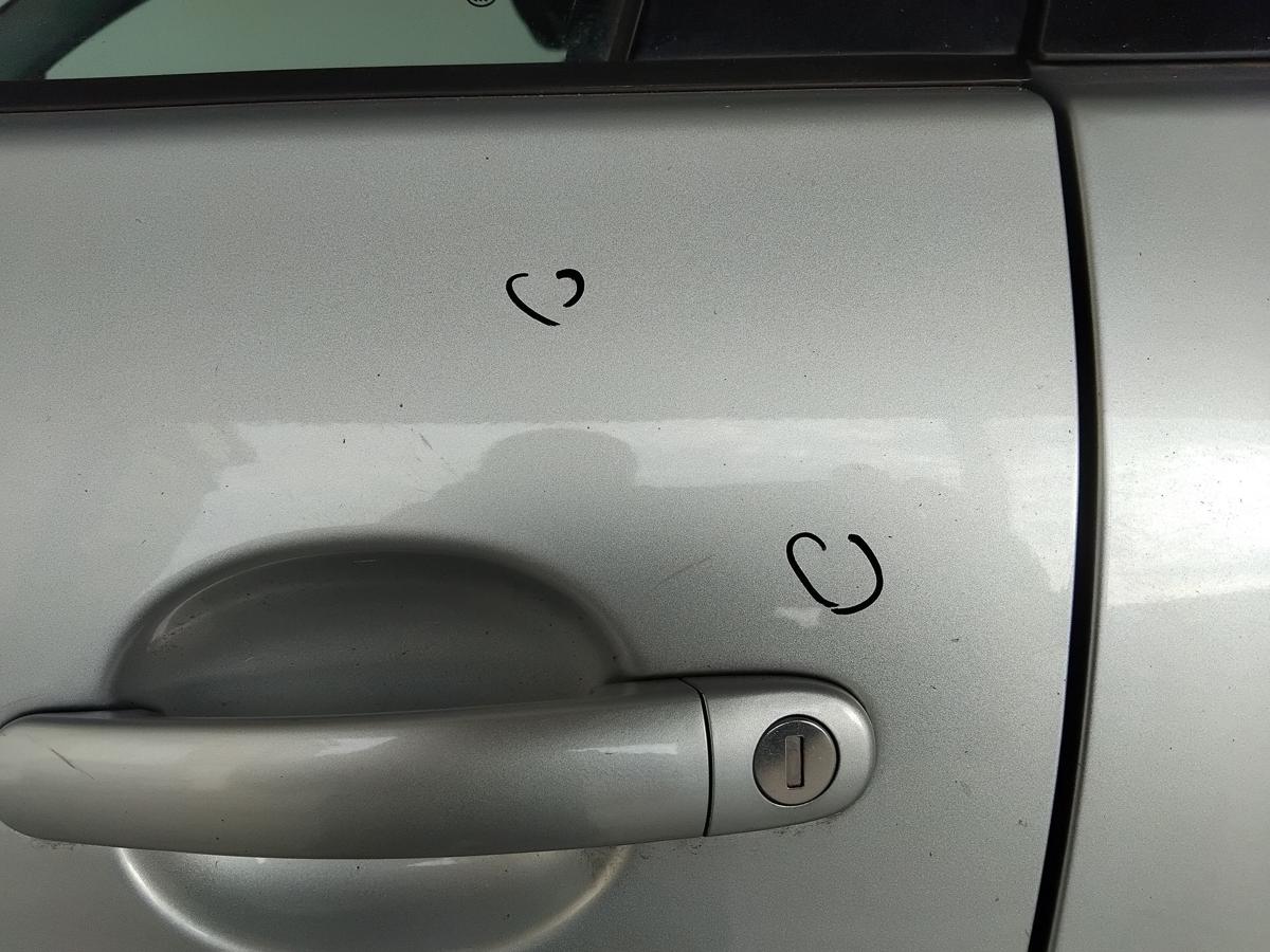 VW Golf 5 Tür vorn links Fahrertür 3-türig BJ2008 LA7W reflexsilbermetallic