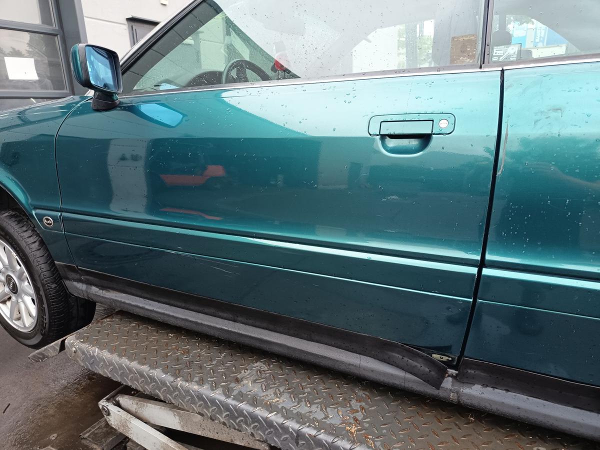 Audi Cabrio B3 8G7 orig Tür links Fahrertür LZ6P Gomera Grünmet. Bj 1991