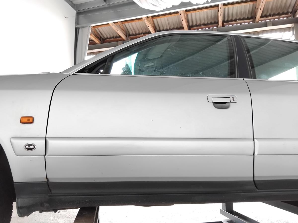 Audi A6 C4 T&uuml;r vorn links Fahrert&uuml;r T&uuml;rblatt LY7M alusilbermetallic BJ1996