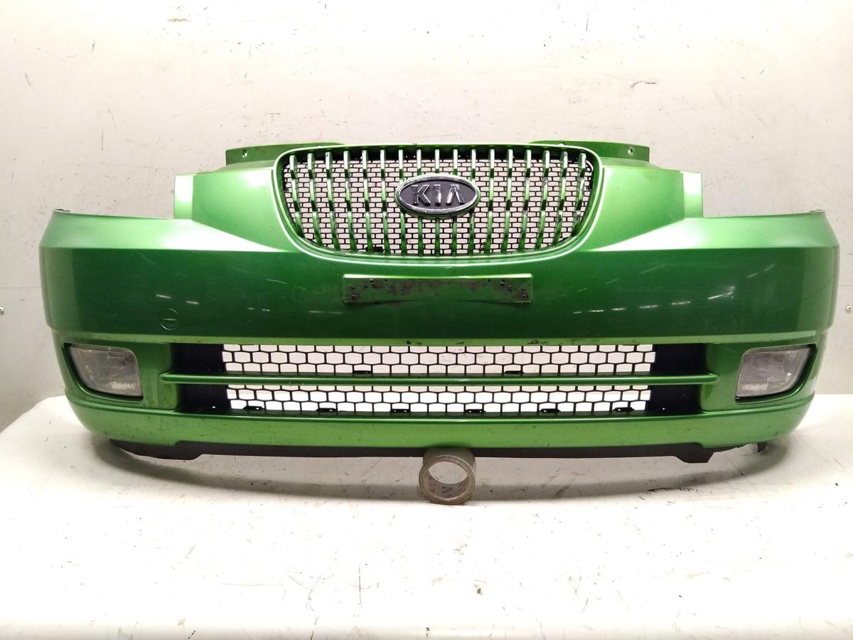 Kia Picanto 1 BA orig Sto&szlig;f&auml;nger Sto&szlig;stange vorn M5 Sambagr&uuml;n Metallic BJ2004