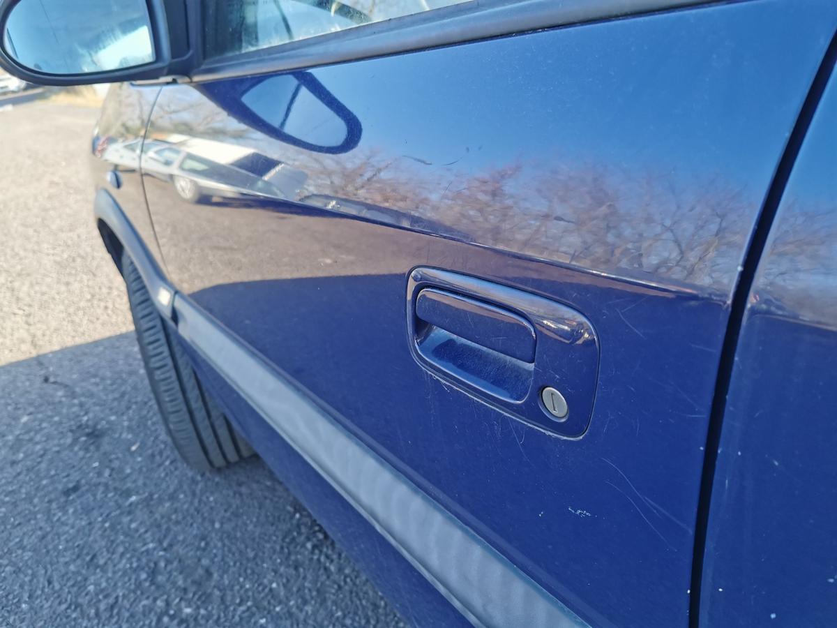 Opel Zafira A Fahrert&uuml;r T&uuml;r Autot&uuml;r Rohbaut&uuml;r vorn links Z20Z Atlantikblau
