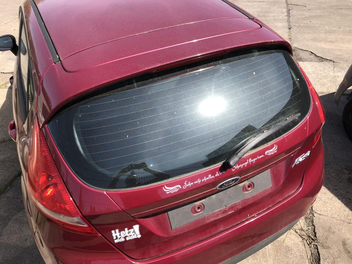 Ford Fiesta JA8 Heckklappe Kofferklappe Heckdeckel mit Scheibe Hot Magenta 5 trg