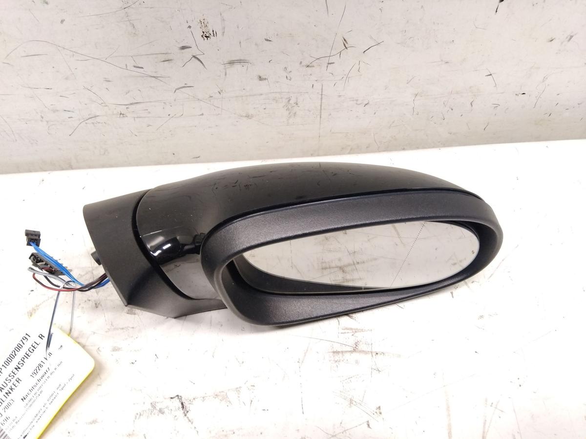 Mercedes A-Klasse W168 original Au&szlig;enspiegel rechts mit Blinker BJ2003 696 Nachtschwarz