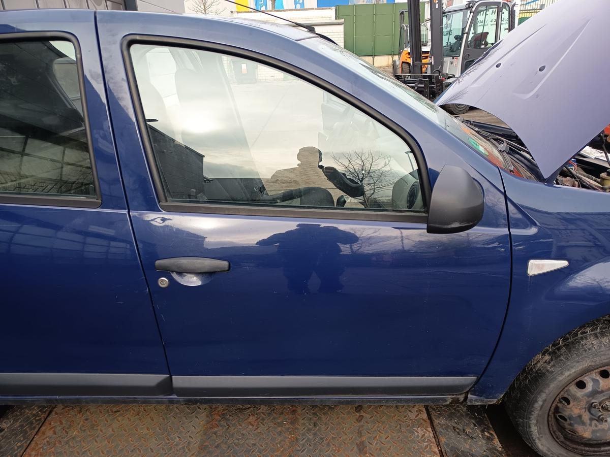 Dacia Sandero 1 original T&uuml;r vorn rechts Beifahrer 61H Blue marine Bj 2009