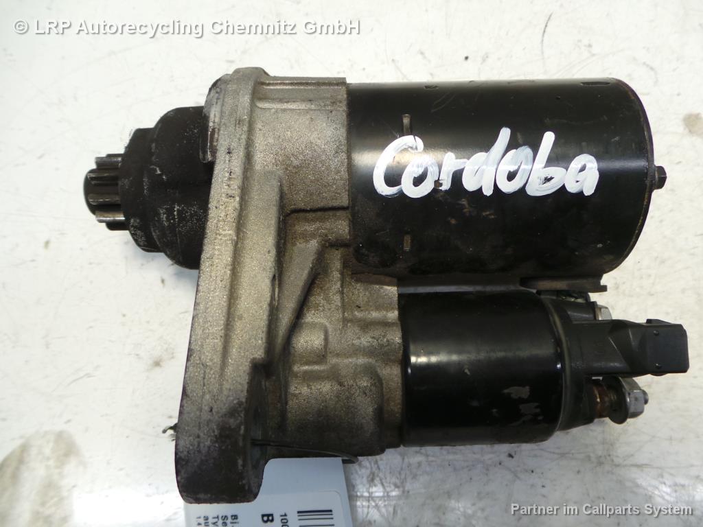 Seat Cordoba Ibiza 6L Bj 2003 Anlasser 02T911023G Starter BOSCH 0001120400