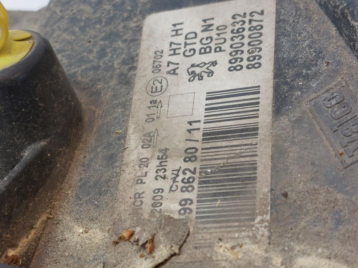 Peugeot 207 W Scheinwerfer Hauptscheinwerfer Frontscheinwerfer Lampe vorn links