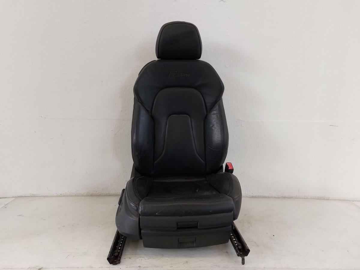 Audi A5 8T Coupe Ledersitz vorn rechts Beifahrersitz S Line Sitz Leder schwarz