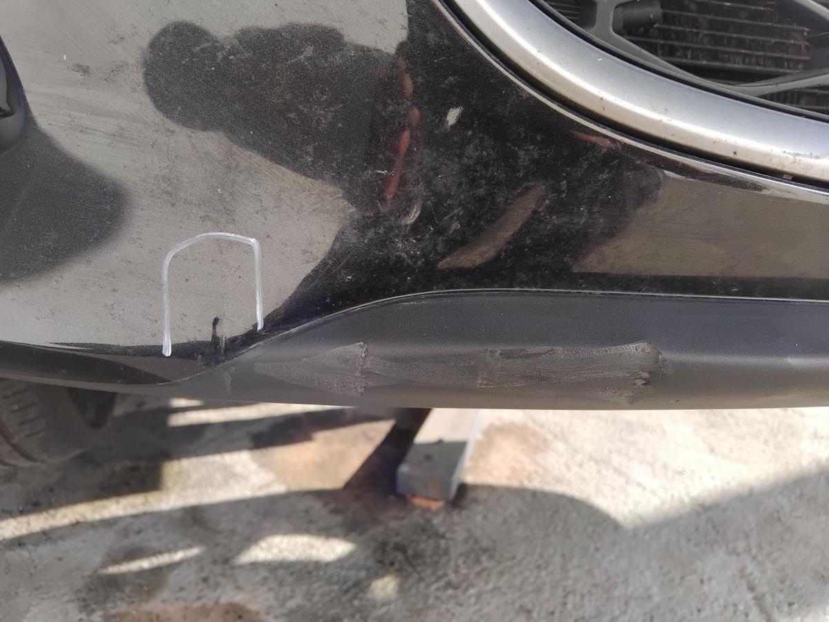 Mazda CX-7 ER Facelift original Stossf&auml;nger Sto&szlig;stange vorn SRA BJ2010 M&auml;ngel