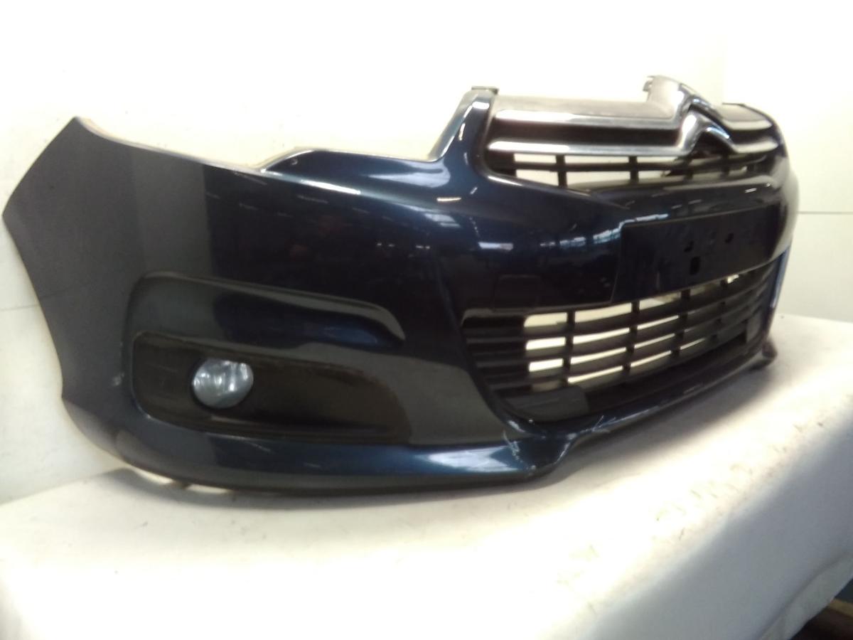 Citroen C4 2 original Stoßstange Stossfänger vorn dunkelblau KGN BJ2010