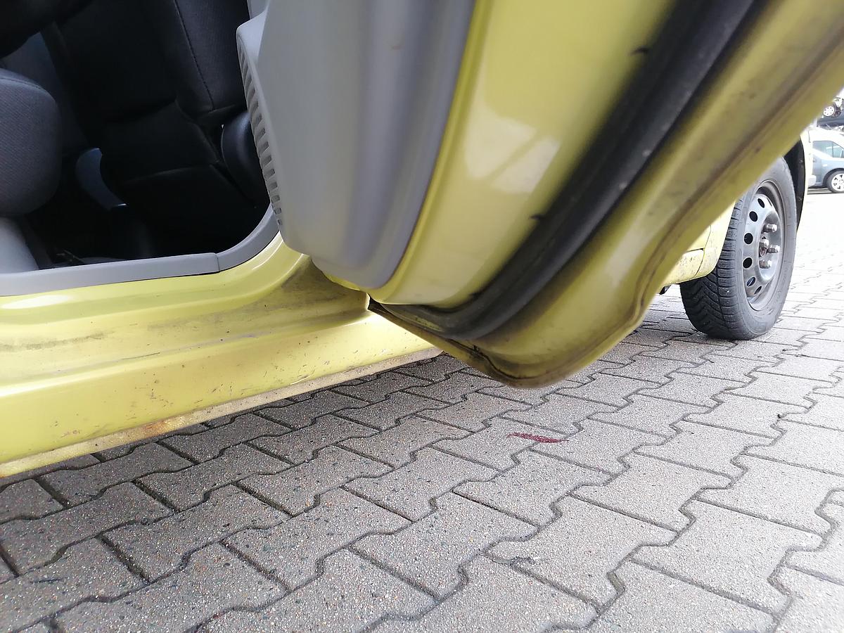 Kia Picanto BA Tür hinten rechts Y2-Lemongelb Metallic BJ04-07