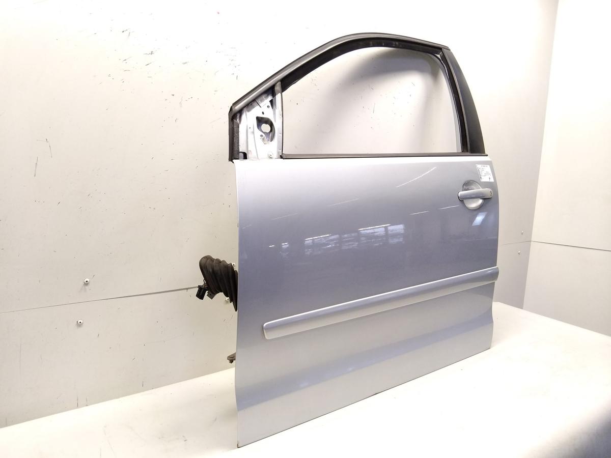 VW Polo 9N3 T&uuml;r vorn links Fahrert&uuml;r 5-t&uuml;rig LA7W reflexsilbermetallic BJ2007