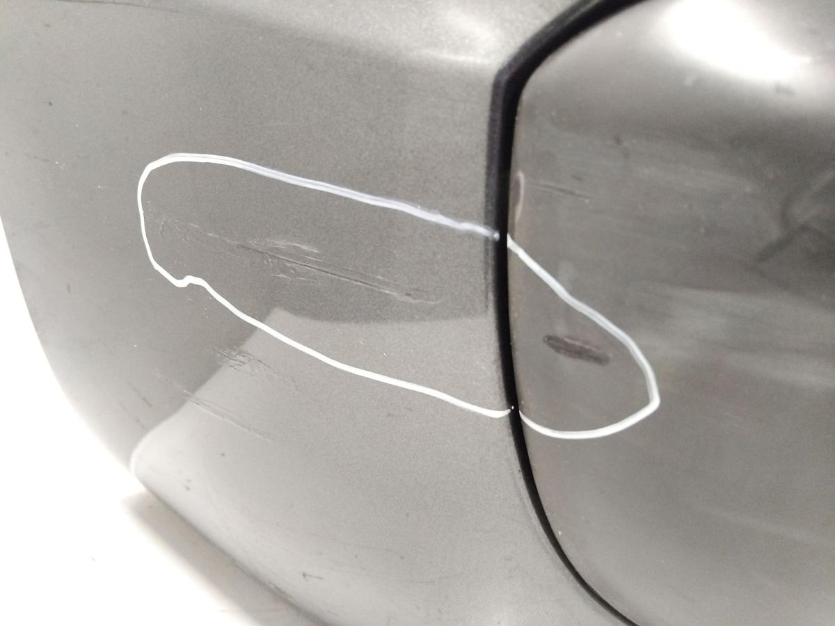 Peugeot 207 SW Kombi original Sto&szlig;f&auml;nger Sto&szlig;stange hinten dunkelgraumet Bj.2009