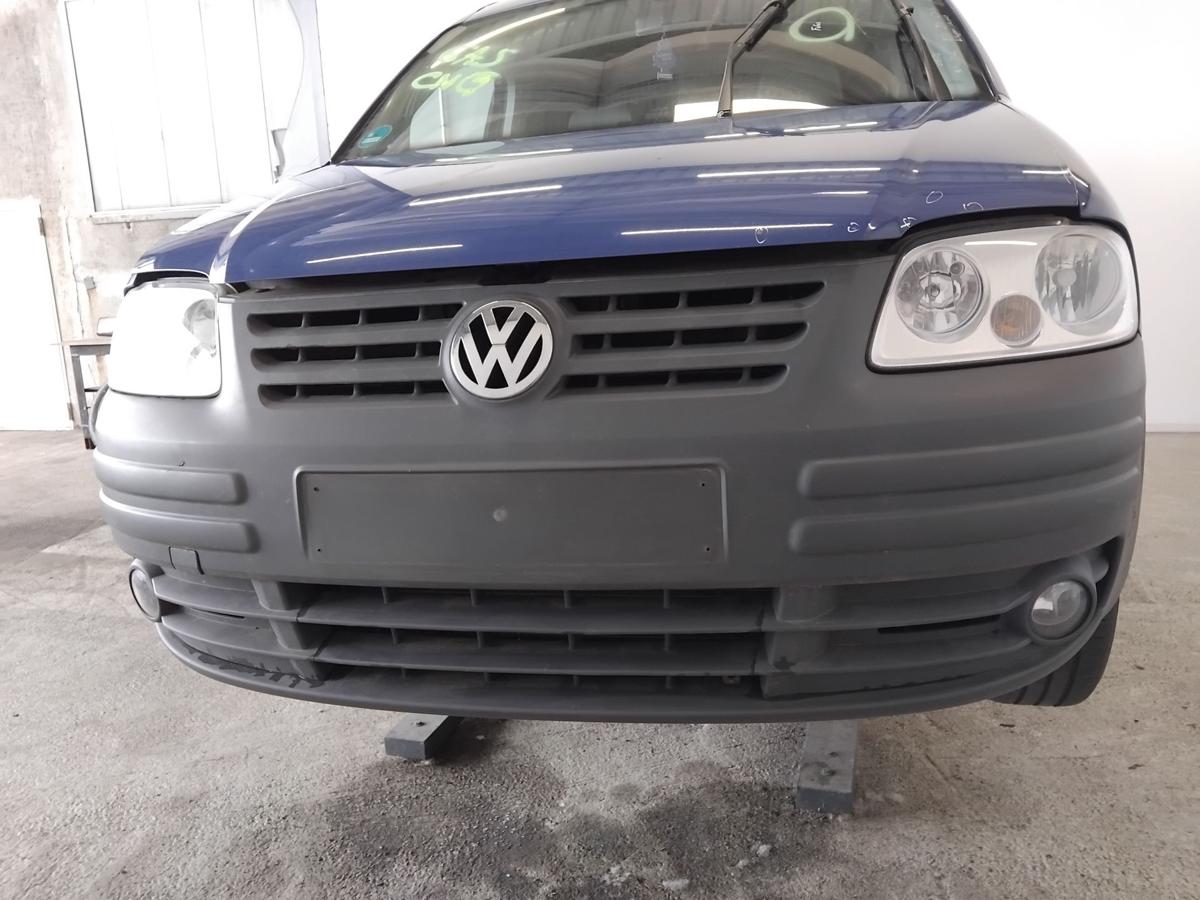 VW Caddy 2K orig Sto&szlig;f&auml;nger Sto&szlig;stange vorn dunkelgrau unlackiert BJ2009 Kratzer