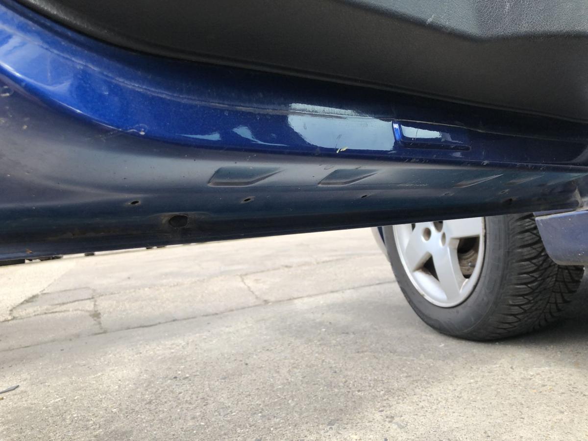 Peugeot 207SW T&uuml;r vorn links Fahrert&uuml;r im Rohbau KPL Montebello blau