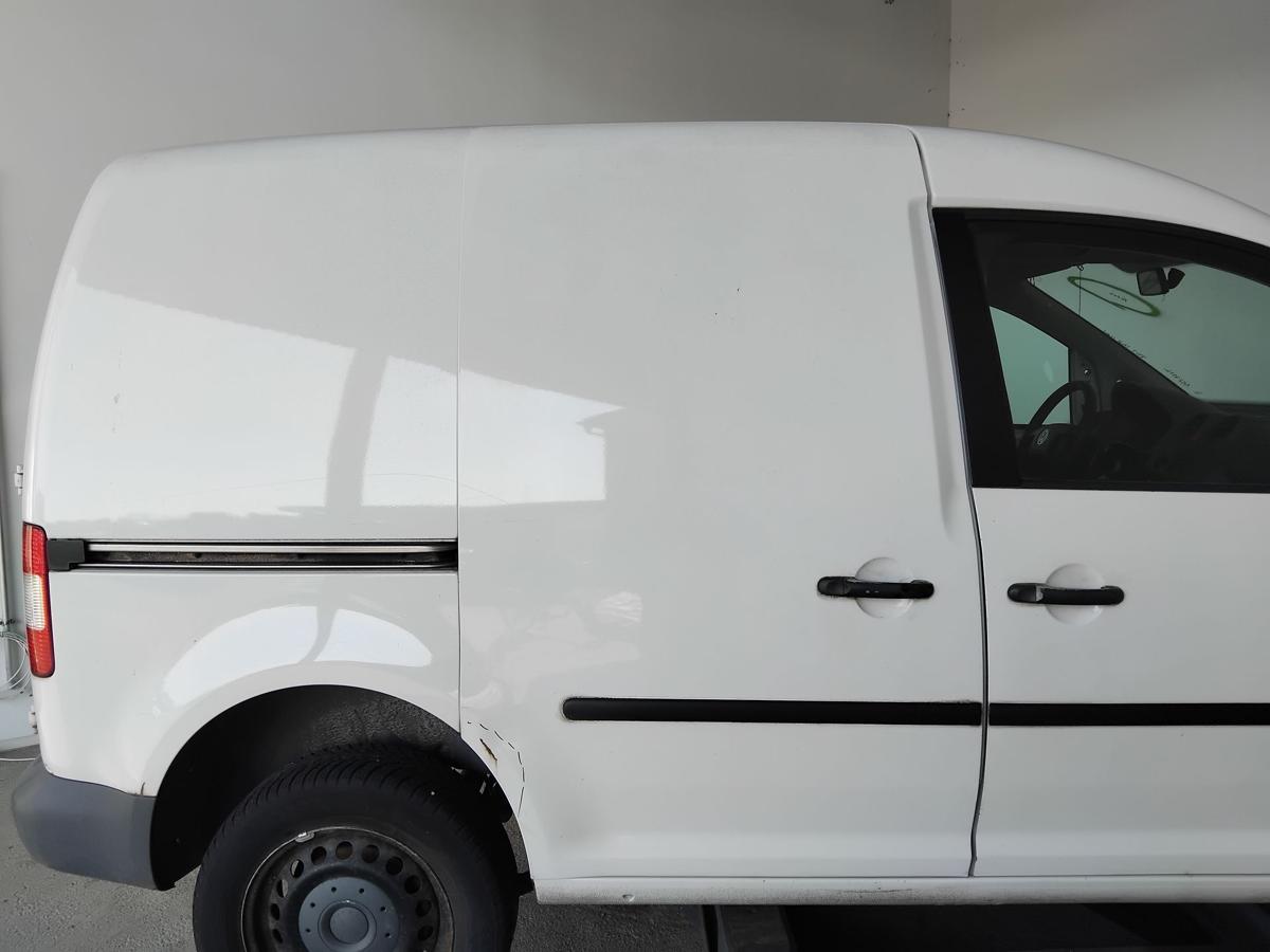 VW Caddy 2K Schiebet&uuml;r rechts Kastenwagen candyweiss LB9A BJ2005