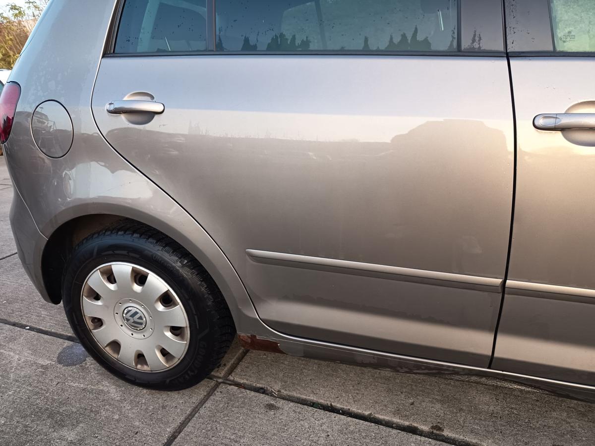 VW Golf Plus orig Tür hinten rechts Beifahrerseite LA8X Kaschmirbraun Bj 2009